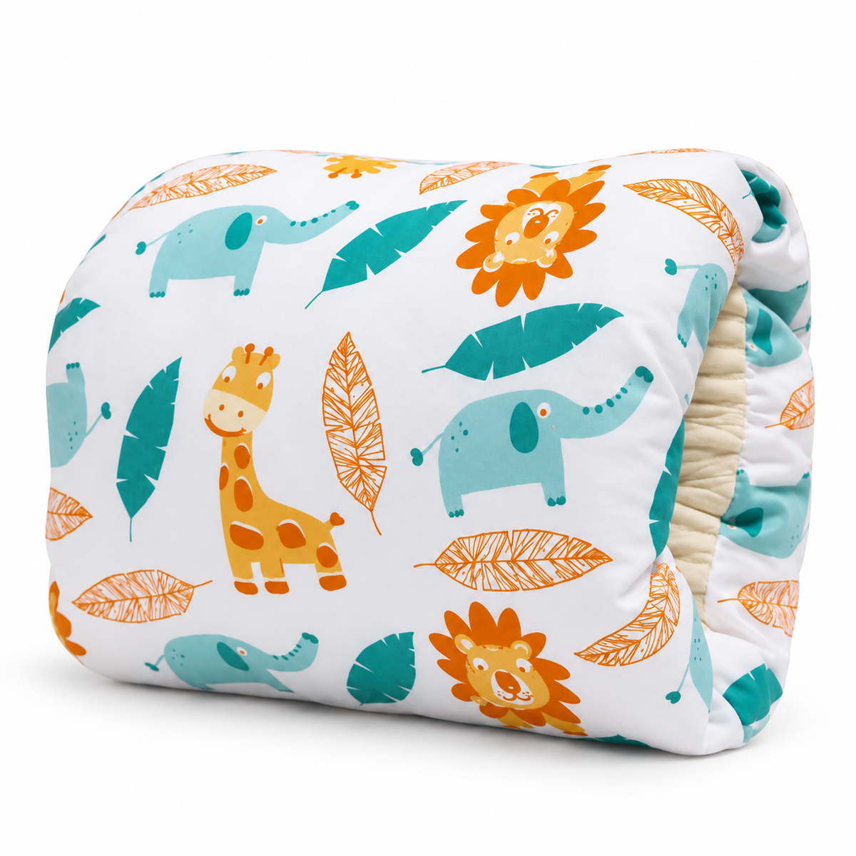 Cojín de lactancia Nurvi, estampado Safari